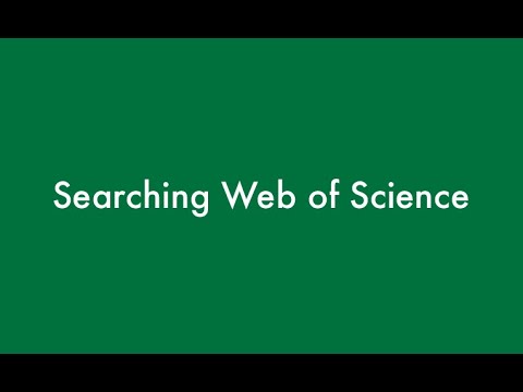 Effective Strategies for Web of Science Search Success