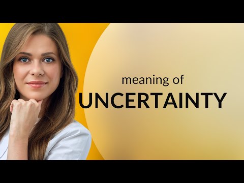 The Meaning of Uncertainty: A Clear Definition and Insight