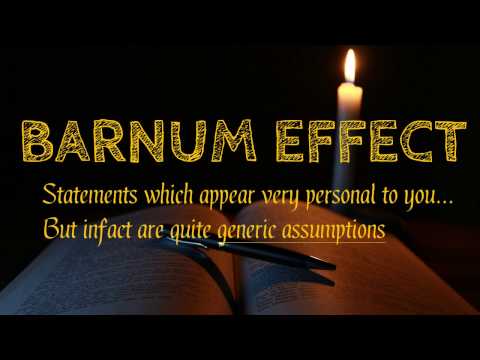 The Power and Influence of Barnum Statements in Communication