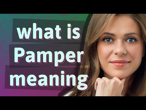 Pamper Meaning: Definition and Importance in Daily Life