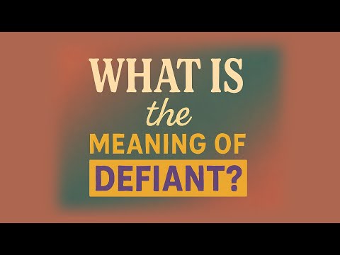 Defiance Meaning: A Clear Look at Its Definition and Context