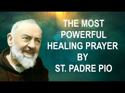 St Pio Healing Prayer for Restoration and Peace