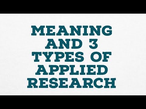 Applied Research: Bridging Theory and Real-World Solutions