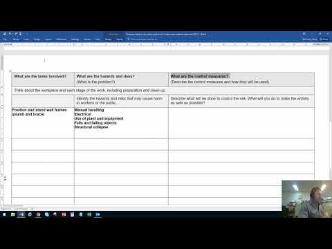 Creating an Effective Safe Work Method Statement