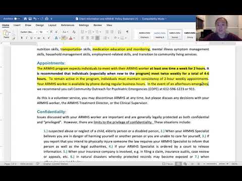 The Role and Responsibilities of an ARMHS Worker