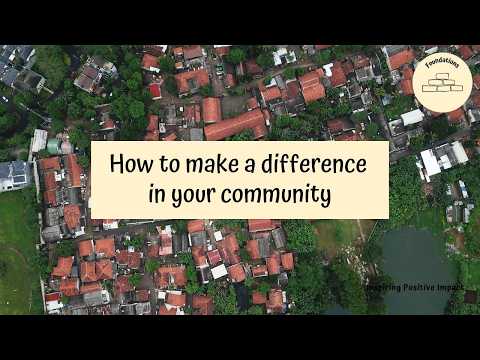 Ways to Help Out and Make a Difference in Your Community