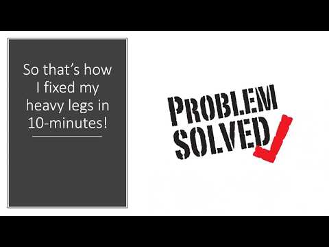 Legs Feel Heavy and Tired: Causes and Solutions