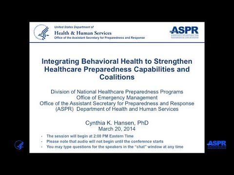 Strengthening Community Behavioral Health Initiatives Together