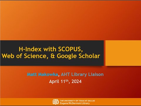 Understanding the H Index in Scopus for Academic Impact
