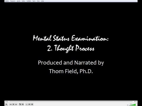 Evaluating Thought Process in Mental Status Exams
