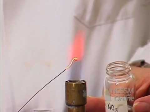 Lithium Flame Test: Revealing Elemental Properties in Action